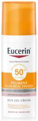 Eucerin Védő tonizáló zselés arckrém SPF 50+ Pigment Control Tinted (Sun Gel-Cream) 50 ml Light