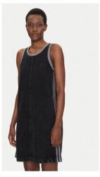 Adidas Rövid farmerruha kerek nyakkivágással és logó részlettel a mellkason, XS INTL (0000304500275_XS)