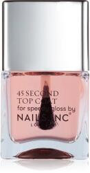 Nails Inc. Nails Inc. 45 Second With Retinol fedő körömlakk 14 ml