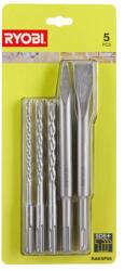 RYOBI SDS-Plus fúró és vésőszett RAKSP0 5 részes (5132004837)