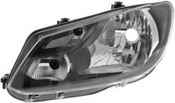 ACI VW CADDY 10-15 6/13- Bal első fényszóró, H4 (elektromos vezérlés + motor), fekete