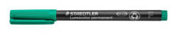 STAEDTLER Alkoholos marker, OHP, 0, 6 mm, 'Lumocolor 318 F', zöld (TS3185) (TS3185)