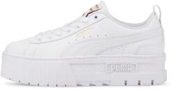 PUMA Puma, Mayze bőrsneaker szintetikus anyagbetétekkel, Fehér, 38 EU (384527-01-5)