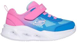 Skechers Skechers, S-Lights tépőzáras sneaker LED-fényekkel, Rózsaszín, Kék, 21 EU (303714N-HPBL-21)