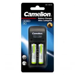 Camelion Incarcator Acumulatori Ni-Mh Include 2 x AAA R3 800mAh Incarca si 9V 6LR61 6LF22 BC-1001A (A0057701)