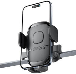 ACEFAST 4.7" - 6.9" telefonok Acefast Autós tartó (D56), légbefúvóhoz, egygombos zár, szilikon fogás - Fekete