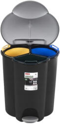 Keter Trio pedálos szelektív szemetes 2x17L + 6L (254540)