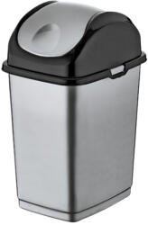 Dünya Plastik Slim billenőfedeles szemetes Antracit 35L (09404)
