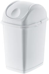 Dünya Plastik Slim billenőfedeles szemetes Fehér 50L (09405)
