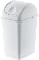 Dünya Plastik Slim billenőfedeles szemetes Fehér 10L (09402)