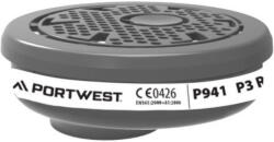 Portwest P941 P3 részecskeszűrő, bajonett csatlakozás 6db (P941BRR)