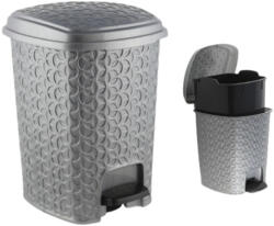 Poly Time Star pedálos szemetes kivehető vödörrel 12L (E-248)