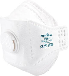 Portwest P391 EAGLE FFP3 szelepes Dolomite összehajtható maszk 10db (P391WHR)
