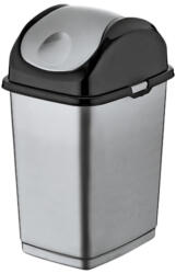 Dünya Plastik Slim billenőfedeles szemetes Antracit 10L (09402)