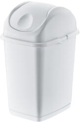 Dünya Plastik Slim billenőfedeles szemetes Fehér 18L (09403)