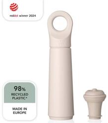 Vacu Vin Loop Vákuumpumpa borzár Design (1 db dugóval) Sand