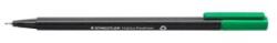 STAEDTLER Tűfilc, 0, 3 mm, 'Triplus 334', zöld (TS3345) (TS3345)