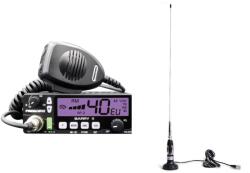  Statie Radio CB President Teddy II + 12/24V si Antenă Delta Simple 875N înclinabila Statii radio