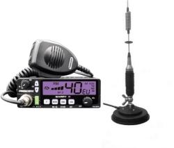 CB President Statie radio 12/24 V - President BARRY II + si Sonar Delta 862 Antena CB Magnetica Statii radio
