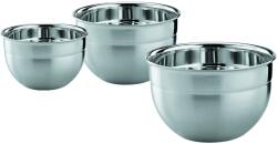 RÖSLE 3 db Rösle tál készlet, 16, 20 és 24 cm, rozsdamentes acél, könnyen tisztítható, előkészítés, tárolás és tálalás, rozsdamentes acél (15700)