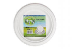 TUTI Papírtányér, kerek, desszertes, 17 cm, 10 db, 'Party' (KHMU274) (KHMU274)
