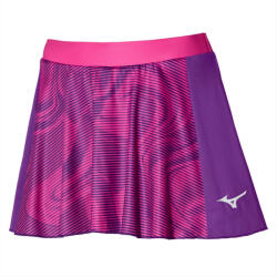 Mizuno Charge Printed Flying Skirt Purple Magic Női szoknya S