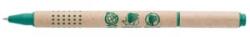 ICO Golyóstoll, kupakos, papír tolltest, 'Green', kék (TICGRP40) (TICGRP40)