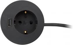 Fellowes Priza modulara Filex Power-Spot, eGST, USB A, negru, Fellowes 682006