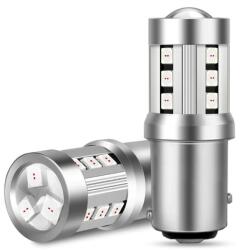 SEFIS LED P21/5W BAY15D 15SMD 3, 5W piros (5531-SM-062492)