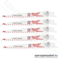 Milwaukee THIN KERF orrfűrészlap szöges fához 150mm (5db) (48005035) (48475035) (48475035)
