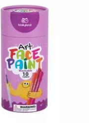 Tooky toy Arcfestő készlet - 10 szín
