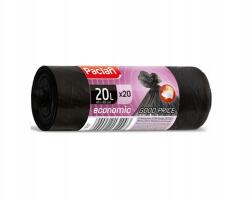 Paclan Szemeteszsák Paclan 45x55cm 20L 20 db fekete (5900942132003)