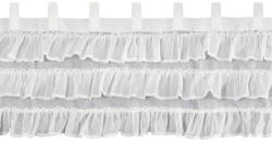 Eurofirany Irigy Hónaljmirigy 45x150 Fehér liliom fodros díszítéssel, vállpánttal (453883)