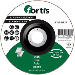 Fortis Disc polizare otel Fortis A30S-BF27, 125x22.23x6mm (4317784704854) - constructii-mag