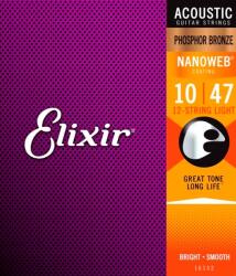 Elixir húrok 16152 (10-47) Akusztikus gitár húrok (16152)