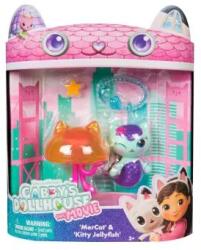 Spin Master Casa de păpuși a lui Gabi: setul de joacă cu personaje din film, 2 piese - Mermaid și Kitty Figurina