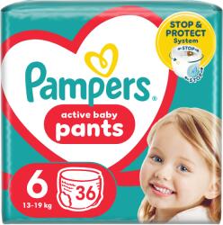 Pampers Scutece chilotel Active Baby Pants, marimea 6, 13-19 kg, 36 bucati, Pampers