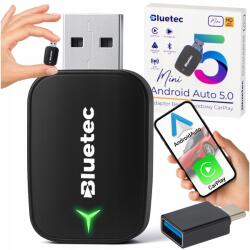 Vezeték Nélküli Adapter Carplay Modul Android Auto Wifi Bluetooth 5.0 Mini (78-457#)