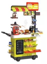 Man Yuk Toys Set mobil de jucării fast-food, 88 piese Bucatarie copii