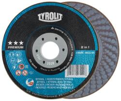 TYROLIT Disc slefuire otel/inox Tyrolit PREMIUM 2in1, 125x22.23mm (908227) - constructii-mag