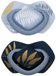 Canpol Suzete siluni etrice din silicon Canpol - Gold, 6-18 luni , 2 buc. , albastru (22/665_blu)