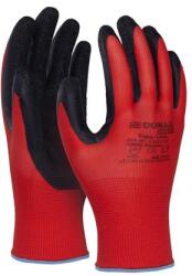 DONAU Mănuși de protecție, latex, DONAU "Safety", mărimea 9/L, roșu (32021121-09)
