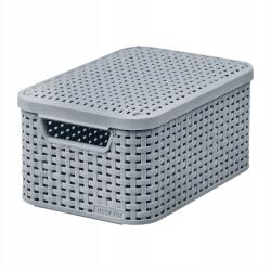 Keter Univerzális kosár fedéllel szürke tároló doboz Style Curver (03617-099-00)