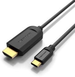 Vention USB-C - HDMI 1.4 (negru), 2m, cablu (CGUBH)
