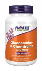 NOW Glükozamin és kondroitin MSM-mel (90 kapszula) (733739031709)