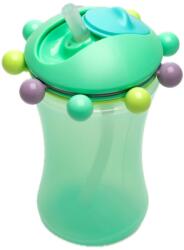 Melii Sticlă cu pai Melii - Verde, 340 ml (39241040)