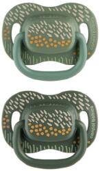 Canpol Suzete siluni etrice din silicon Canpol - Mountains, 0-6 luni , 2 buc. , verde (34/930_gre)
