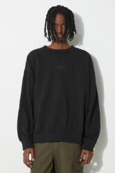 Vans hanorac de bumbac Premium Standards Crew Fleece LX PPYH-BLM17Y_99X (VN000GBWBLK1)