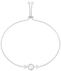 Guess Bratara Guess Tiny Pearly reglabila cu cristale si perle JUBB05520JWRHT-U