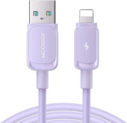 JOYROOM Cablu pentru incarcare si transfer de date Joyroom S-AL012A14, USB/Lightning, 2.4A, 1.2m, Mov (053744)